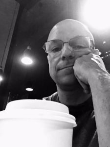 Peter needing coffee